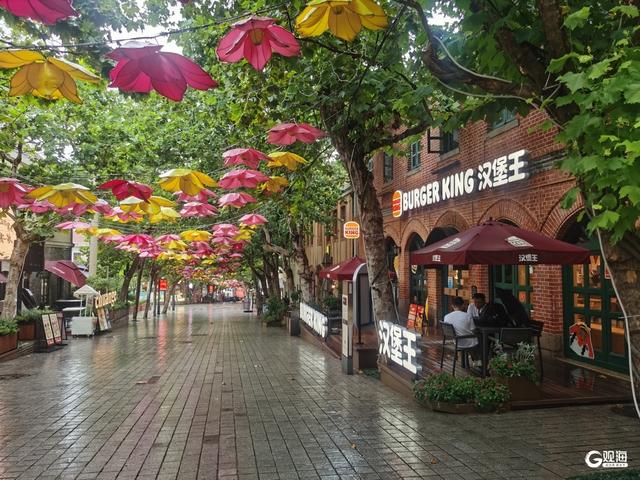 雨中的大鲍岛，尽显静谧恬适