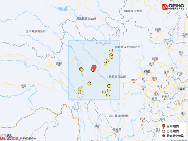 四川甘孜新龙县发生3.1级地震