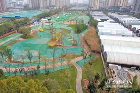 车雷公园部分区域预计12月底对外开放 渭南市海绵城市建设项目稳步推进图片