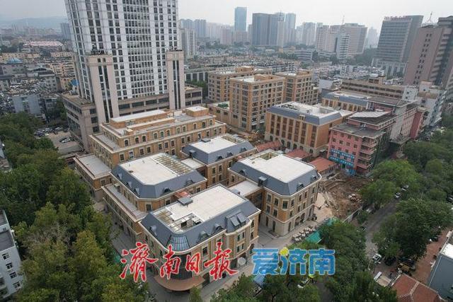 老济南宾馆旧貌焕新颜，将成商埠文化新窗口