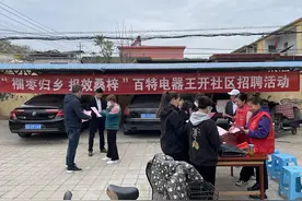 滕州市善南街道举办“榴枣归乡 护效桑梓”社区招聘会图片