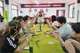 包粽子 缝香包 插艾叶，郏县长桥镇主题民俗活动精彩纷呈图片