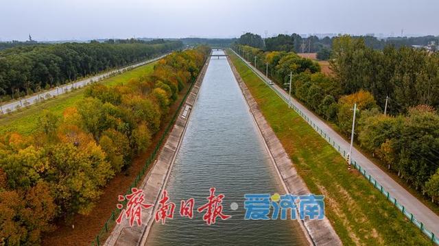 一年四季 泉在济南丨秋染玉符河，槐荫生态美如画
