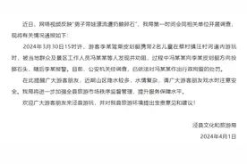 男子带娃漂流遭扔鹅卵石 安徽泾县：投掷石头者被行拘图片
