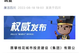 原攀枝花城市投资建设（集团）有限公司党委书记、董事长曾光富主动投案！图片