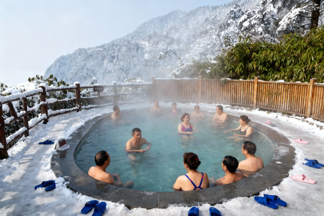 银色世界，雪中禅意：峨眉山的冬天美成了佛国仙境