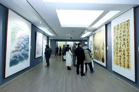 “大风起兮”当代内江书画精品展在四川成都开幕图片