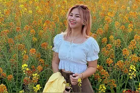 三个月来两次！马来西亚女孩爱上成都，骑绿道看雪山、街头喝咖啡、花田里吃火锅……图片