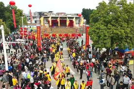 非遗国潮美食齐亮相！东莞常平镇田尾村举行民俗会景活动图片