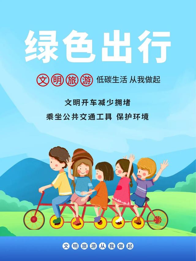 海报丨文明旅游 从我做起
