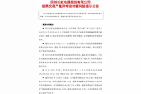 V观财报｜四川长虹：未发现与西部大开发概念直接相关的重大事件图片