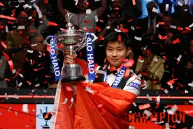 赵心童夺冠 成为中国首位斯诺克世锦赛冠军图片