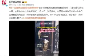 女子古镇游玩遇到会揽客的狗狗：老远就在跟她打招呼图片