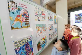 “画笔下的亚冬会”“一带一路”国际少年儿童冰雪绘画展图片