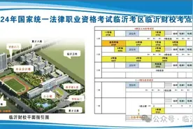 温馨提示：临沂财校考点指引图片