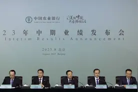农行上半年净赚1332亿增3.5%，行长称“业绩来之不易”图片