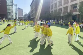 大雁塔小学雁南分校积极开展体育课间活动图片