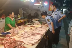 安徽省巢湖市槐林市场监管所严厉打击肉类产品违法犯罪专项行动图片