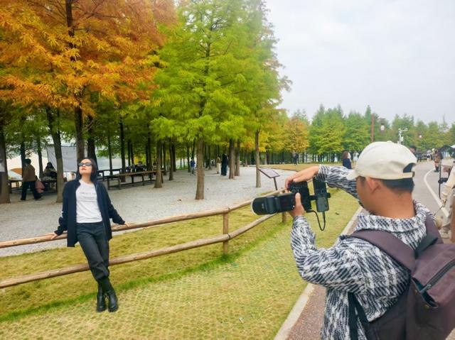 南宁秋冬限定的浪漫！邕江两岸层林尽染身披“秋装”