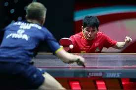 （体育）乒乓球——世乒赛：林诗栋晋级男单八强图片