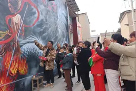 哪吒“闹”进乡村！这面墙绘火出圈啦图片