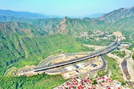 中铁北京工程局参建的京蔚高速北京段正式通车图片