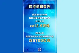 专利申请全球领先！去年我国卫星导航与位置服务产值超5700亿元图片