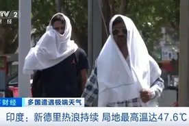 局地最高温达47.6℃！热浪持续，印度多地面临“用水荒”图片