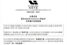 海量财经 | 理想汽车一季报大反转，经营利润和自由现金流均变负图片