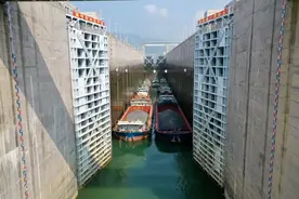 年度检修完成 大藤峡水利枢纽船闸恢复通航图片