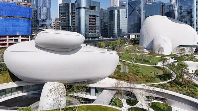 深圳湾文化广场“水落石出”  大湾区文化地标“上新”