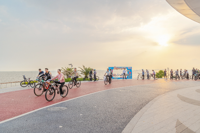 全民健身、追风看海！滨海湾邀您“骑”迎十五运