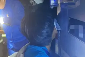 隔着屏幕都痛！高三男生“离奇”车祸，整张脸挂在大货车尾图片