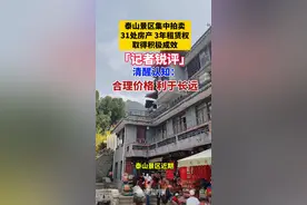 深报道｜泰山景区集中竞拍31处房产3年租赁权图片