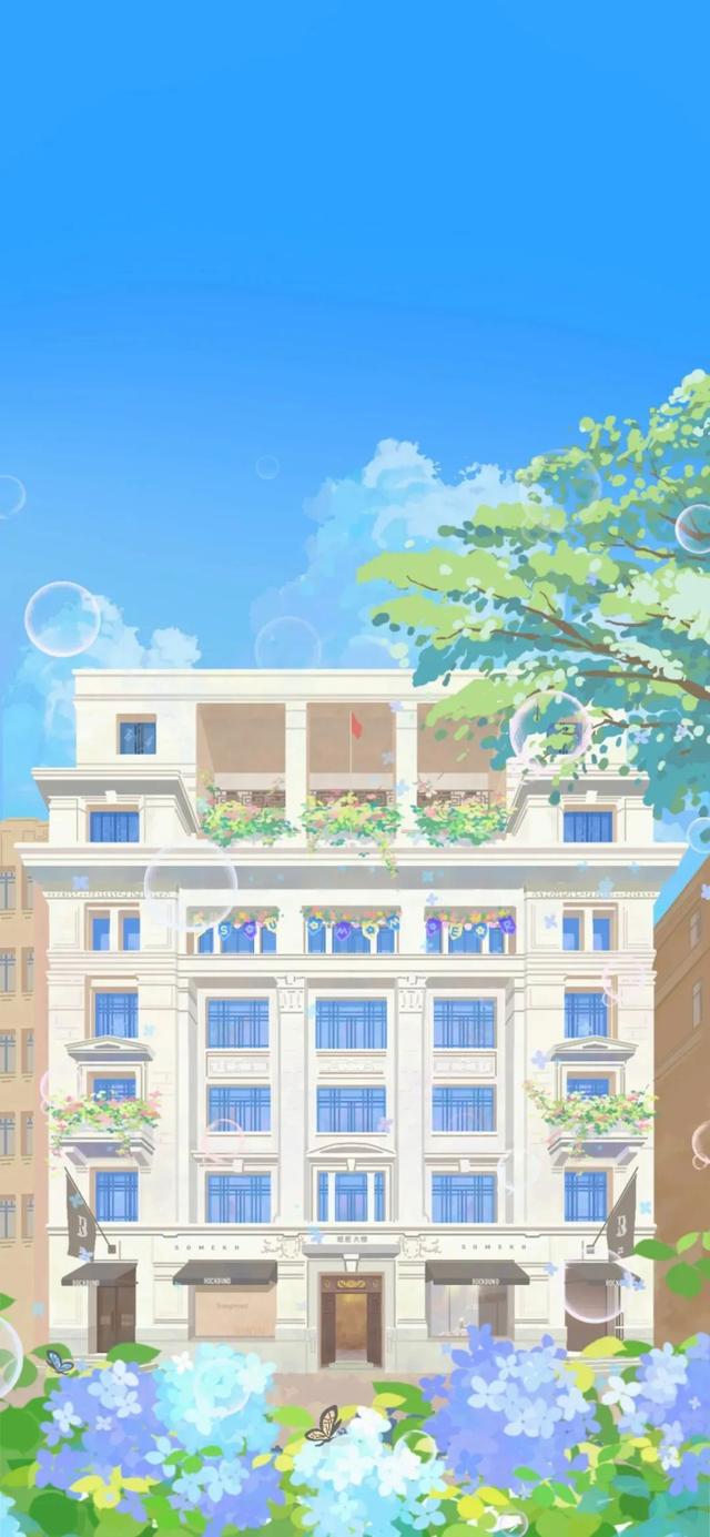 手绘壁纸来一波！以绘画定格洛克·外滩源百年建筑风华