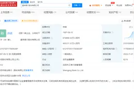 快讯！盛京银行法定代表人变更图片