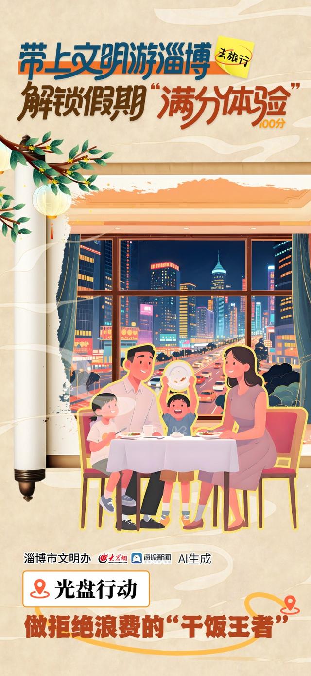 秋光如颂 全景淄博 | 带上文明游淄博，解锁假期“满分体验”