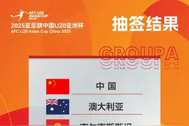U20亚洲杯分组出炉，东道主中国队与澳大利亚、吉尔吉斯斯坦、卡塔尔同组图片
