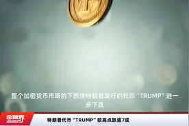 特朗普代币“TRUMP”较高点跌逾7成视频封面