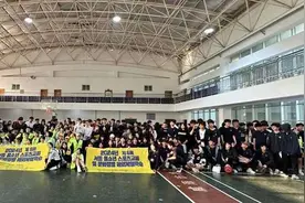 韩国师生研学团走进环翠这所学校进行友好交流图片