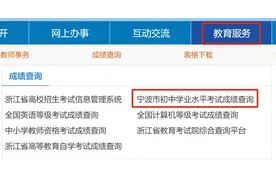 杭州中考出分！浙江各地查分方式汇总图片