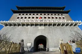 北京中轴线上的正阳门箭楼恢复向社会开放图片