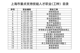 17个职业技能提升补贴标准上调30%    本市七部门联合发布重点产业领域技能人才培养新政图片