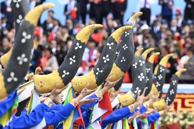 高清大图丨西藏自治区成立60周年庆祝大会现场直击