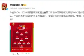 国足首发阵容出炉！今晚世预赛对战泰国图片