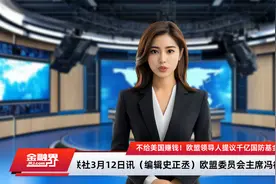 不给美国赚钱！欧盟领导人提议千亿国防基金“只买欧洲货”视频封面