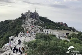 因雷电泰山桃花源索道停止运营图片