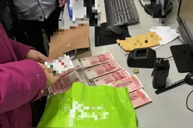 男子将装有10万元现金的手提袋遗失，武汉警方5分钟帮助找回图片