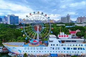 左海摩天轮，拆除新建！陪伴福州人29年！图片