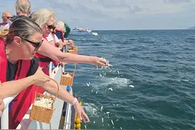 值得铭记的历史 永不褪色的情谊——“里斯本丸”号英军战俘后人赴舟山纪念沉船营救事件图片